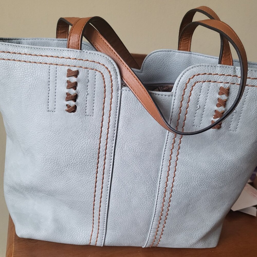 Montant West Leather Tote Bag Satchel